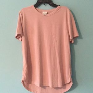 Light pink, “a new day” shirt